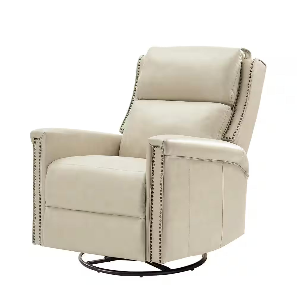 💖Last Day For Clearance💖Traditional Wingback Swivel and Rocker Power Recliner with Motorized Headrest
